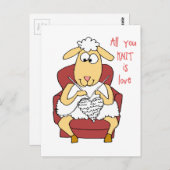 Alles wat je breit is liefde briefkaart (Voorkant / Achterkant)