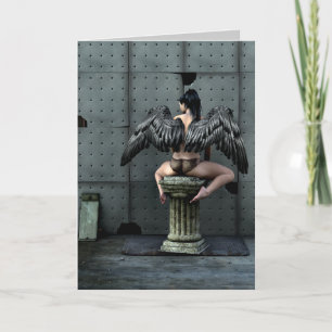 Alles wat je krijgt Gothic Art Wenskaart Kaart