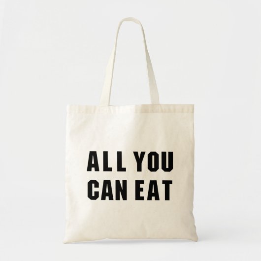 ALLES WAT JE KUNT ETEN TOTE BAG (Voorkant)