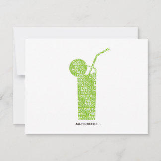 Alles wat je nodig hebt is...