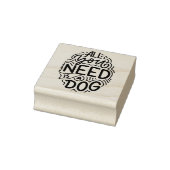 Alles wat je nodig hebt is een hond rubberstempel (Stempel)