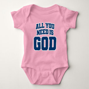 Alles wat je nodig hebt is God Romper