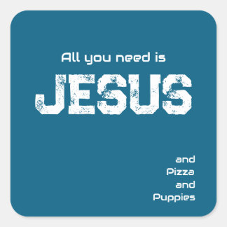 Alles wat je nodig hebt is Jezus Sticker 2