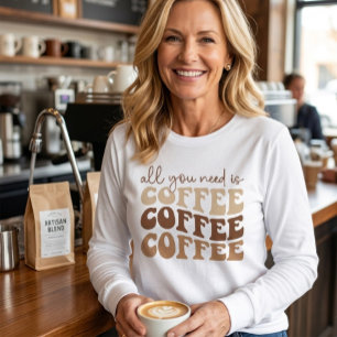 Alles wat je nodig hebt is koffie. Tri-Blend shirt