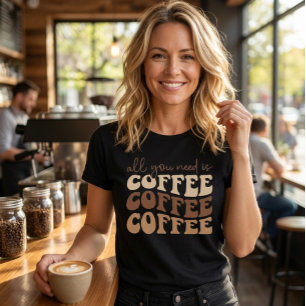 Alles wat je nodig hebt is koffie. Tri-Blend shirt