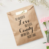 Alles wat je nodig hebt is liefde bruiloft snoep b bedankzakje (Gezegeld)