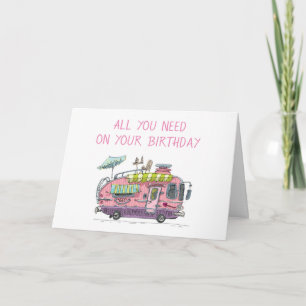 ALLES WAT JE NODIG HEBT IS LIEFDE / EEN CAMPER / M KAART