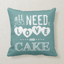 Alles wat je nodig hebt is liefde en Cake Kussen