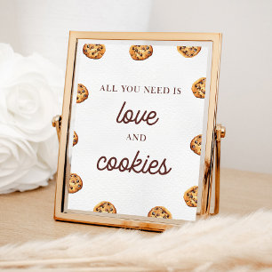 Alles wat je nodig hebt is Liefde en Cookies Party Poster