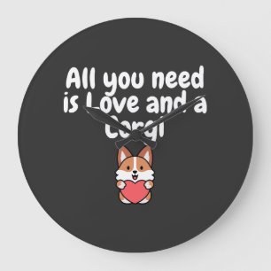 Alles wat je nodig hebt is Liefde en een Corgi Grote Klok