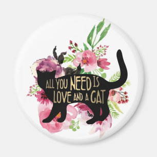 Alles wat je nodig hebt is liefde en een kat magneet