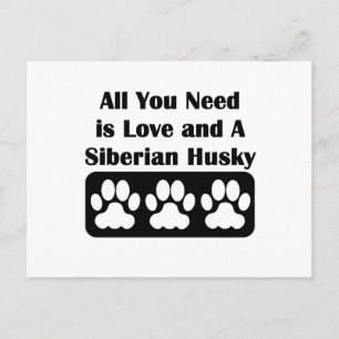 Alles wat je nodig hebt is liefde en een Siberisch Briefkaart