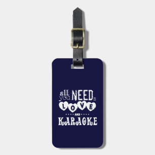 Alles wat je nodig hebt is liefde en Karaoke Bagagelabel