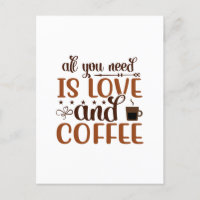 Alles wat je nodig hebt is liefde en koffie-wenska