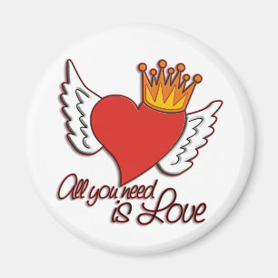Alles wat je nodig hebt is liefde magneet