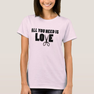 Alles wat je nodig hebt is liefde normaal T T-shirt