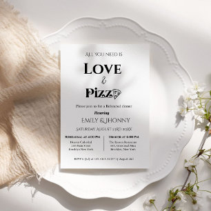 Alles wat je nodig hebt is liefde & Pizza repetiti Kaart