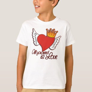 Alles wat je nodig hebt is liefde t-shirt