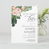 Alles wat je nodig hebt is Love Tropical Repetial  Kaart (Staand voorkant)