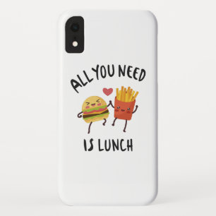 Alles wat je nodig hebt is lunch iPhone XR hoesje