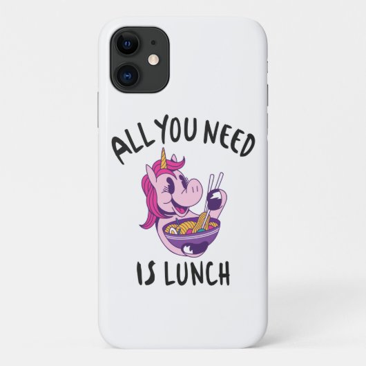 Alles wat je nodig hebt is lunch Case-Mate iPhone case (Achterkant)