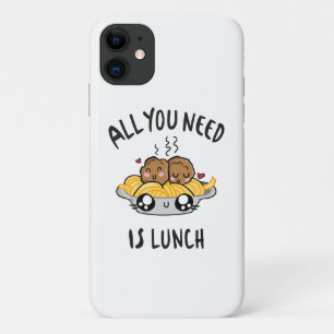 Alles wat je nodig hebt is lunch iPhone 11 hoesje