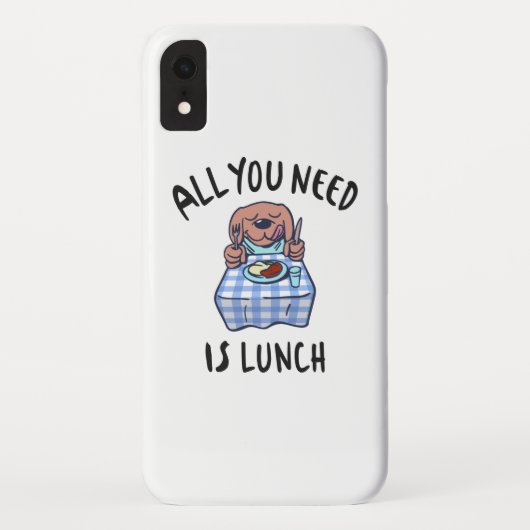 Alles wat je nodig hebt is lunch Case-Mate iPhone case (Achterkant)