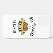 Alles wat je nodig hebt is lunch Case-Mate iPhone case (Achterkant (horizontaal))