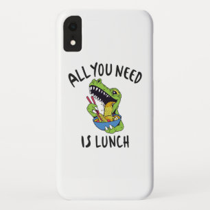 Alles wat je nodig hebt is lunch iPhone XR hoesje