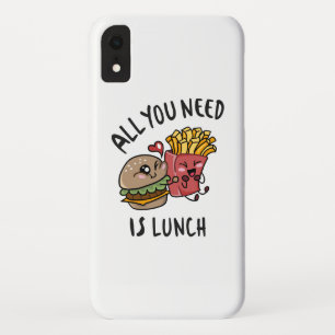 Alles wat je nodig hebt is lunch iPhone XR hoesje