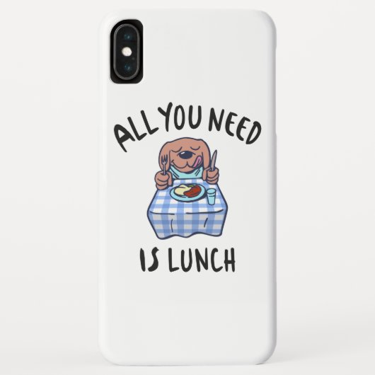 Alles wat je nodig hebt is lunch Case-Mate iPhone case (Achterkant)