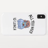Alles wat je nodig hebt is lunch Case-Mate iPhone case (Achterkant (horizontaal))