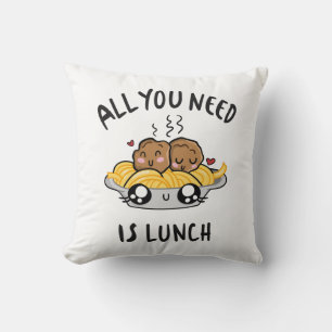 Alles wat je nodig hebt is lunch kussen