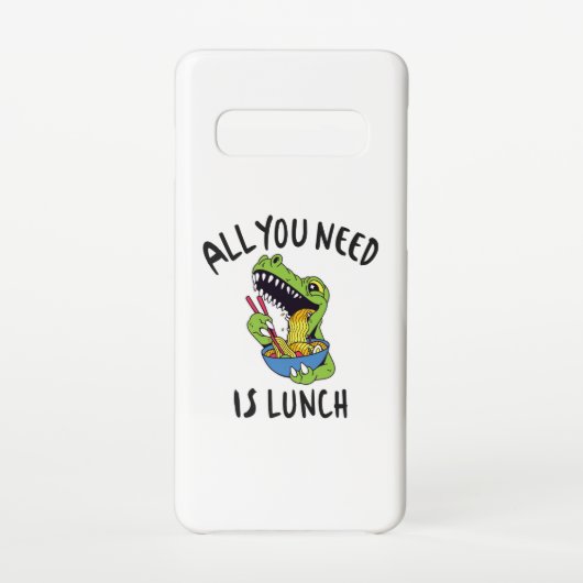 Alles wat je nodig hebt is lunch samsung galaxy hoesje (Achterkant)