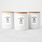 Alles wat je nodig hebt is lunch voedselcontainer etiket (Flessen)