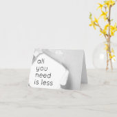 Alles wat je nodig hebt is minder kaart (Gele Bloem)