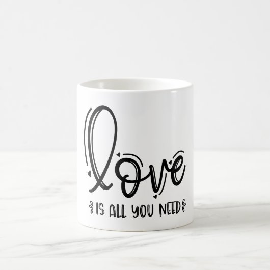 Alles wat je nodig hebt is Mok van Liefde Koffie (Center)
