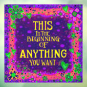 Alles wat je wil “Inspirivity” Raamsticker (Vel 3)