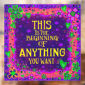 Alles wat je wil “Inspirivity” Raamsticker (Vel 2)