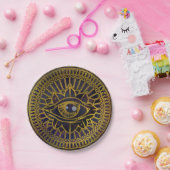 Alles wat Mystic Eye Gold ziet op Nebula Sky Papieren Bordje (Feest)