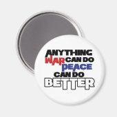 Alles wat Oorlog kan doen Vrede kan beter Magneet (Voorkant / Achterkant)