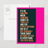 Alles wat u nodig hebt briefkaart (Voorkant / Achterkant)