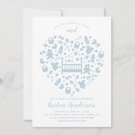 Alles wat u nodig hebt is de uitnodiging van het L (Voorkant)