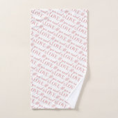 Alles wat u nodig hebt, is een liefdeshanddoekset bad handdoek (Handdoek)