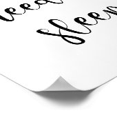 Alles wat u nodig hebt is een slaapposter poster (Hoek)