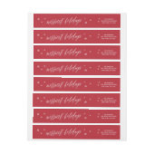 Alles wat u nodig hebt is het etiket met de kerst (Vel)