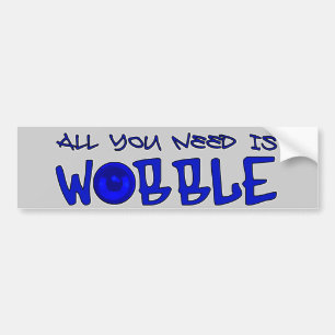 Alles wat u nodig hebt is Wobble DUBSTEP BASS Bumpersticker