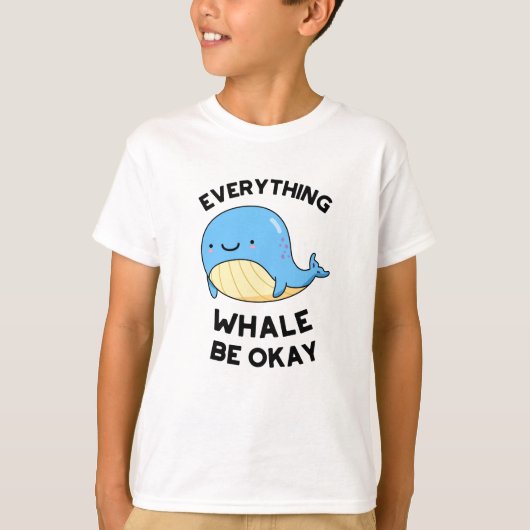 Alles wat walvis is goed t-shirt (Voorkant)