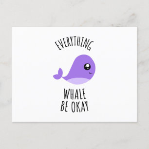 Alles wat walvis is oké briefkaart