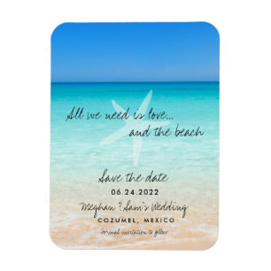 Alles wat we nodig hebben is een liefdesstrand met magneet